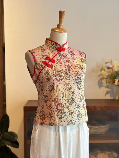 Sleeveless Qipao Top 15