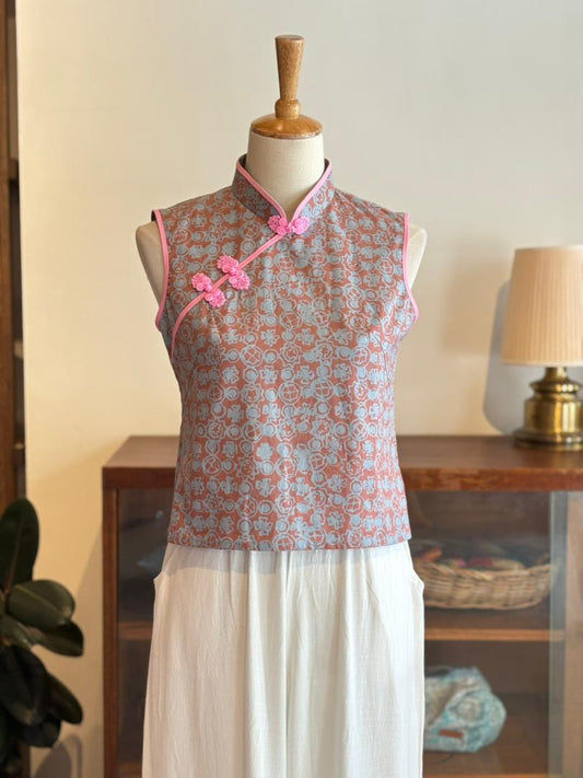 Sleeveless Qipao Top 09