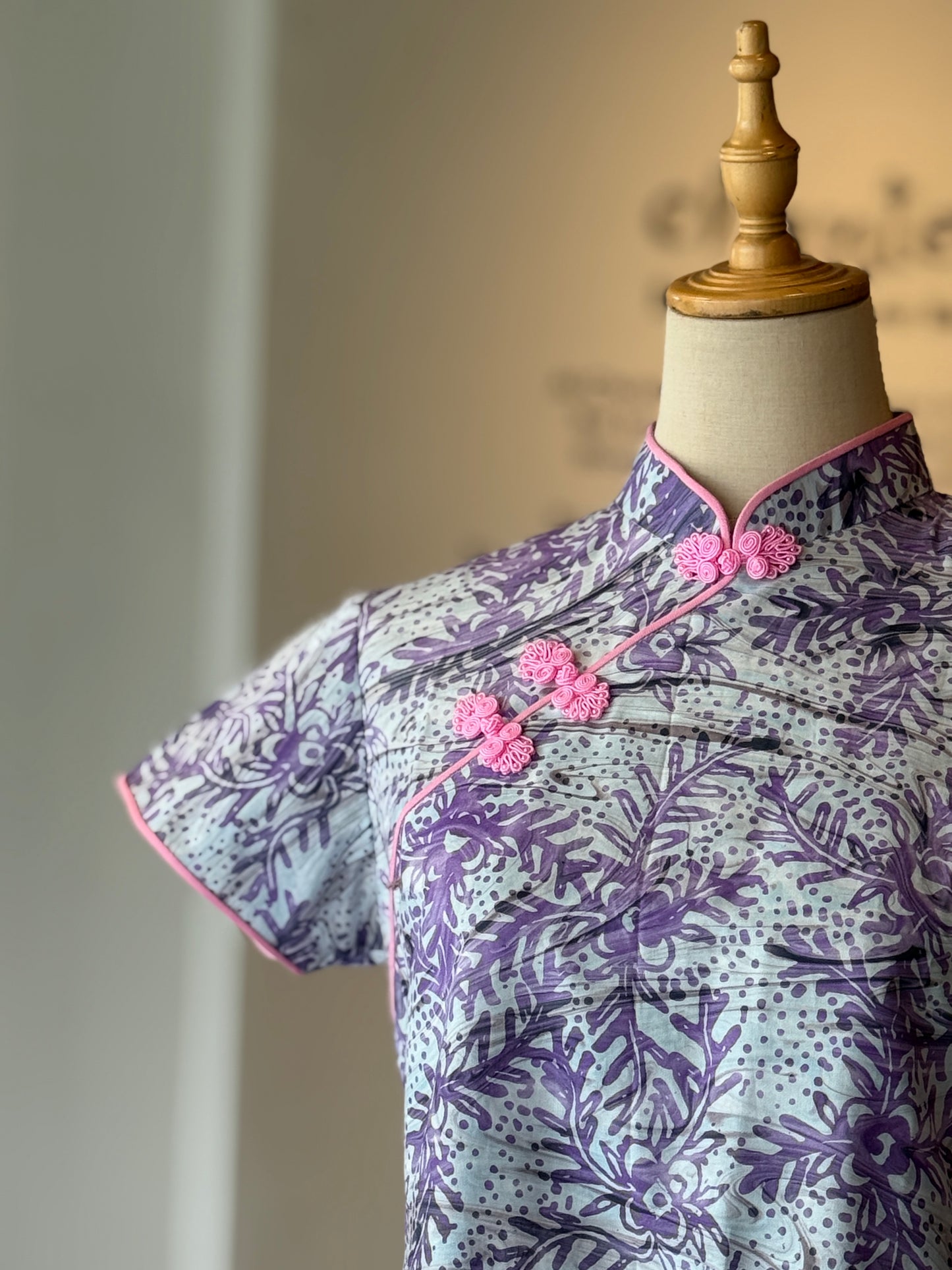 Pastel Qipao Top (Ombak Ganu) 20