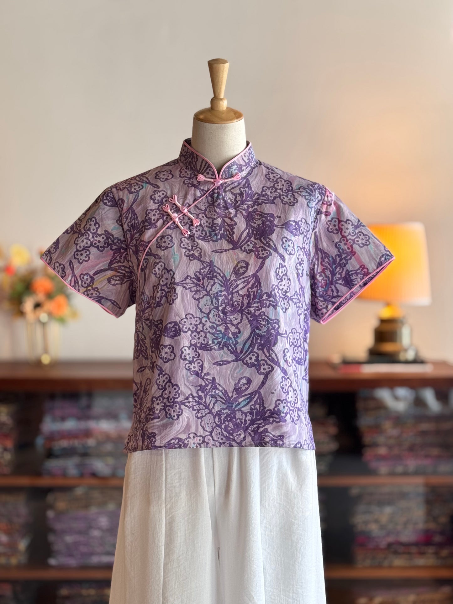 Pastel Qipao Top (Ombak Ganu) 20