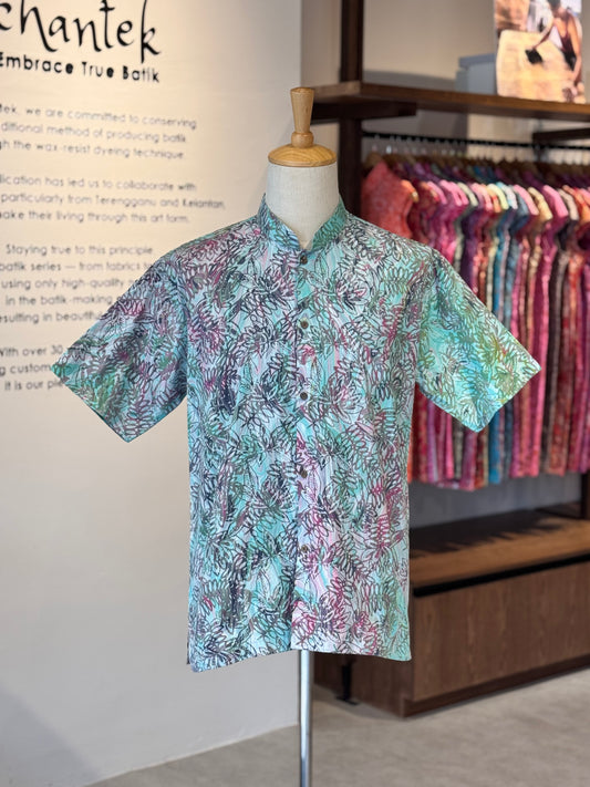 Men's Shirt Short Sleeve Mandarin collar - 22