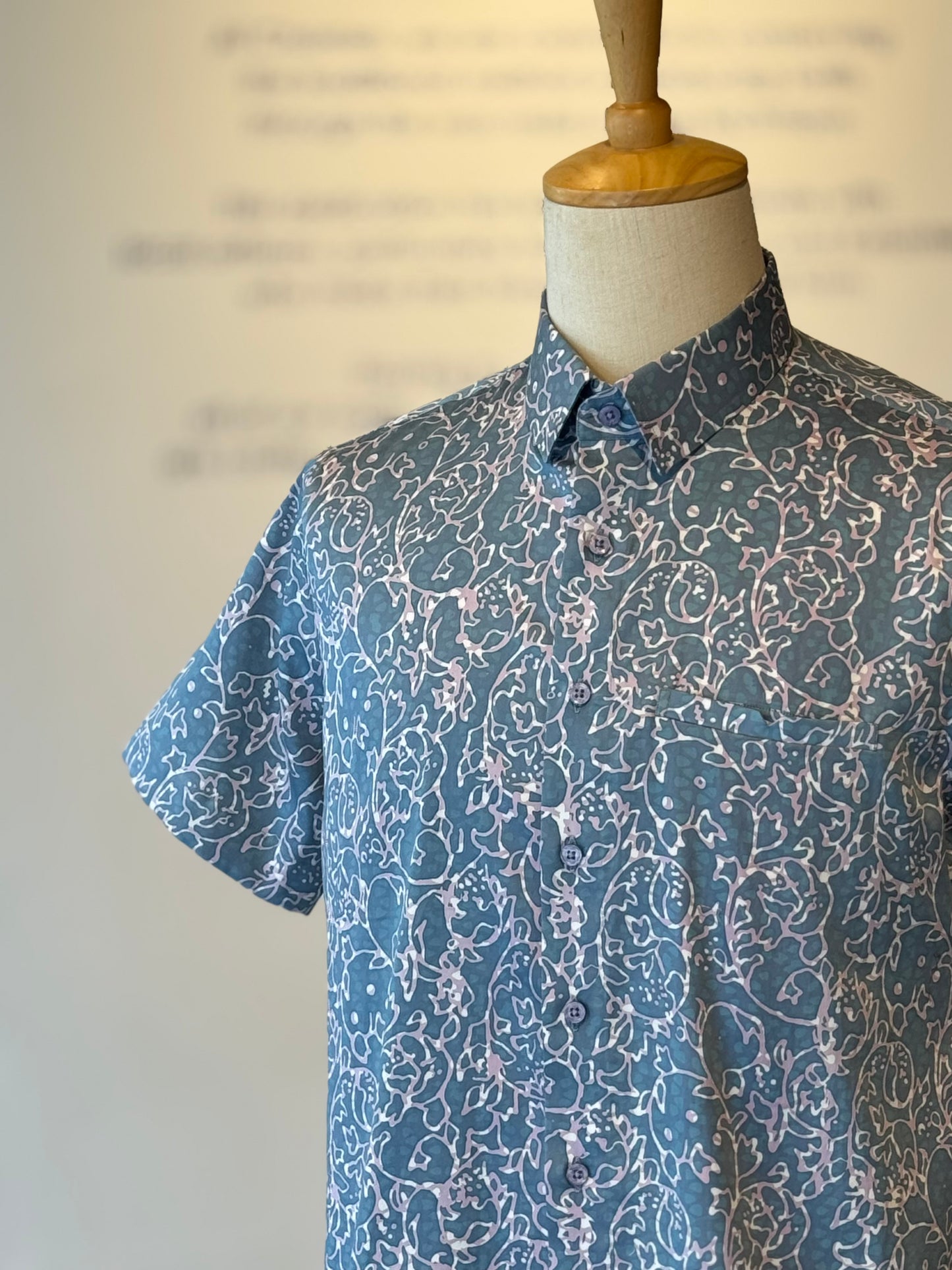 Men's Shirt Short Sleeve Classic Collar - Exclusive Satin 20