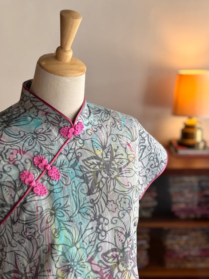 Pastel Qipao Top (Ombak Ganu) 17