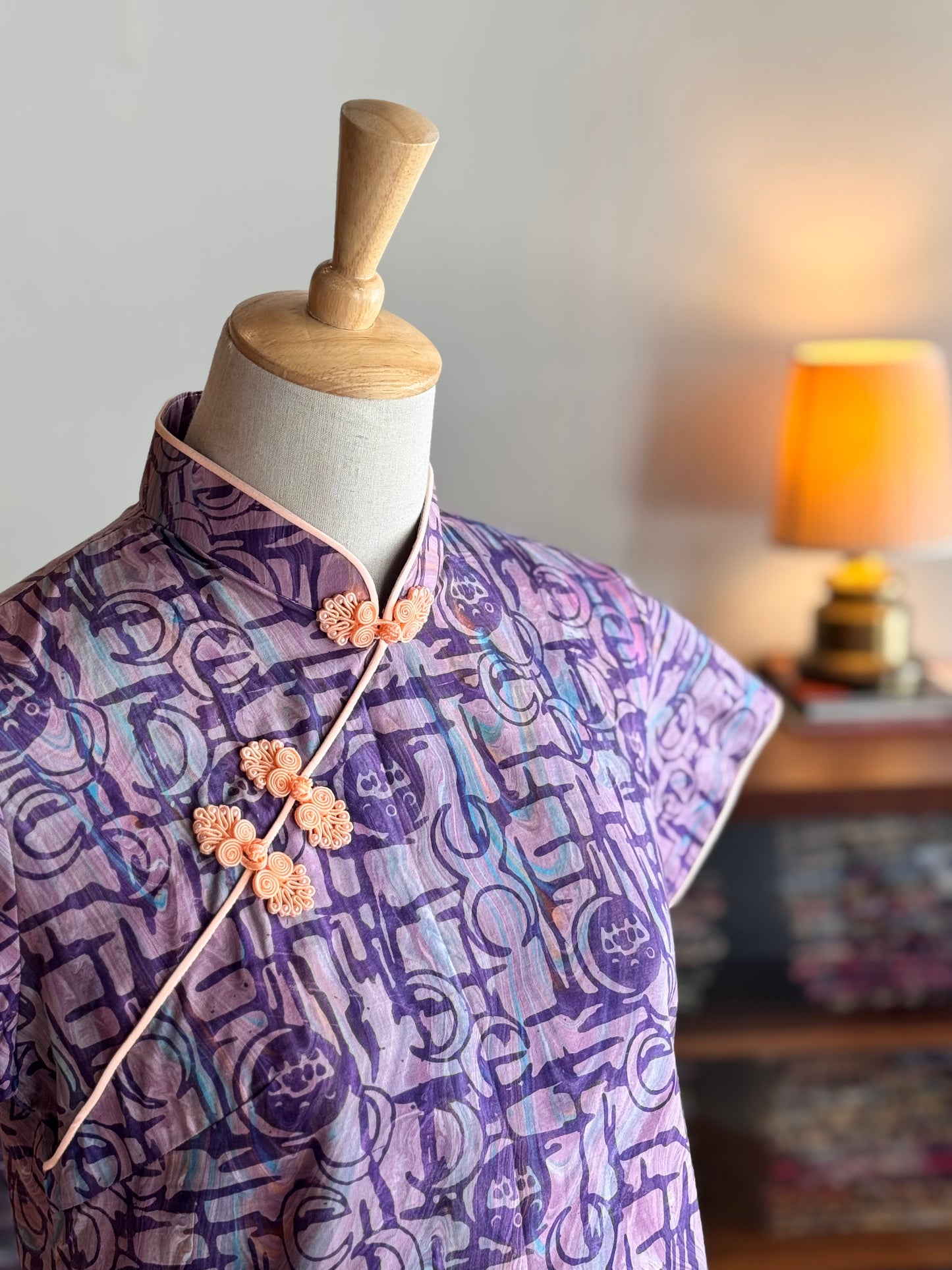 Pastel Qipao Top (Ombak Ganu) 06