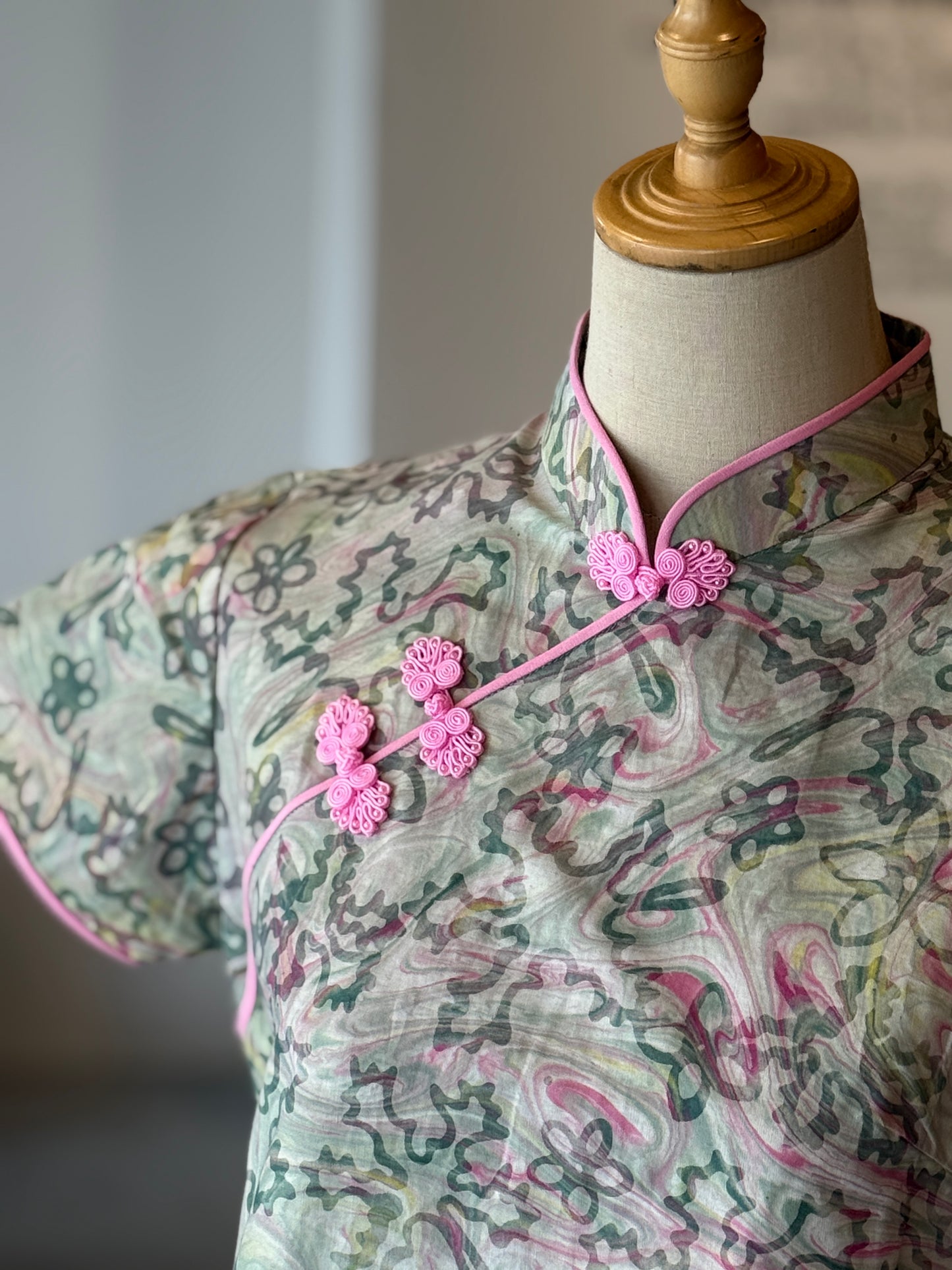 Pastel Qipao Top (Ombak Ganu) 19