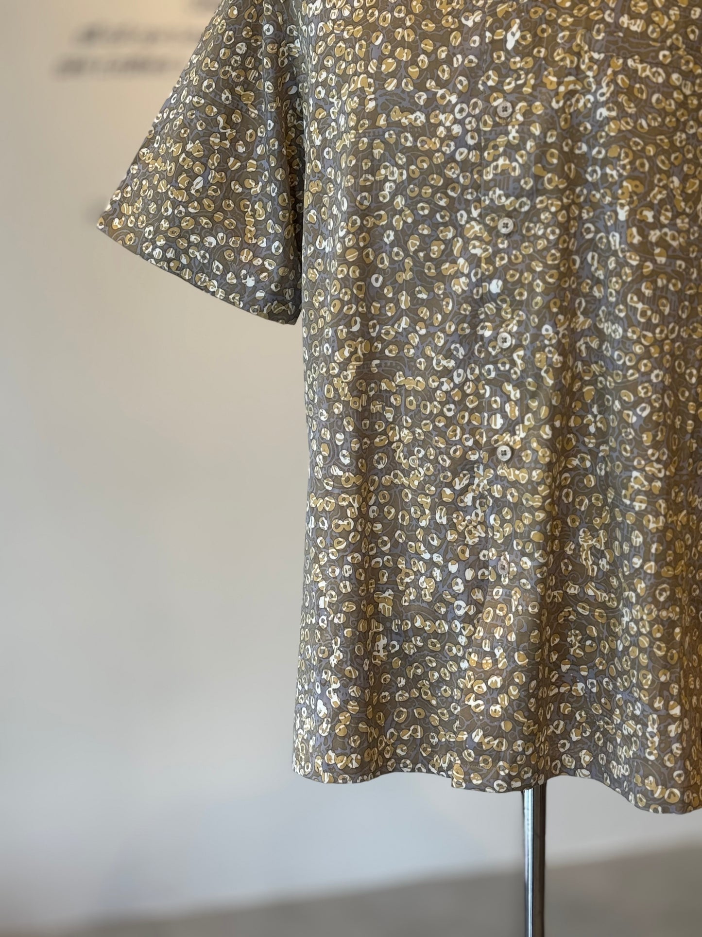 Men's Shirt Short Sleeve Mandarin Collar - Exclusive Satin 22