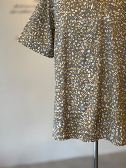 Men's Shirt Short Sleeve Mandarin Collar - Exclusive Satin 22
