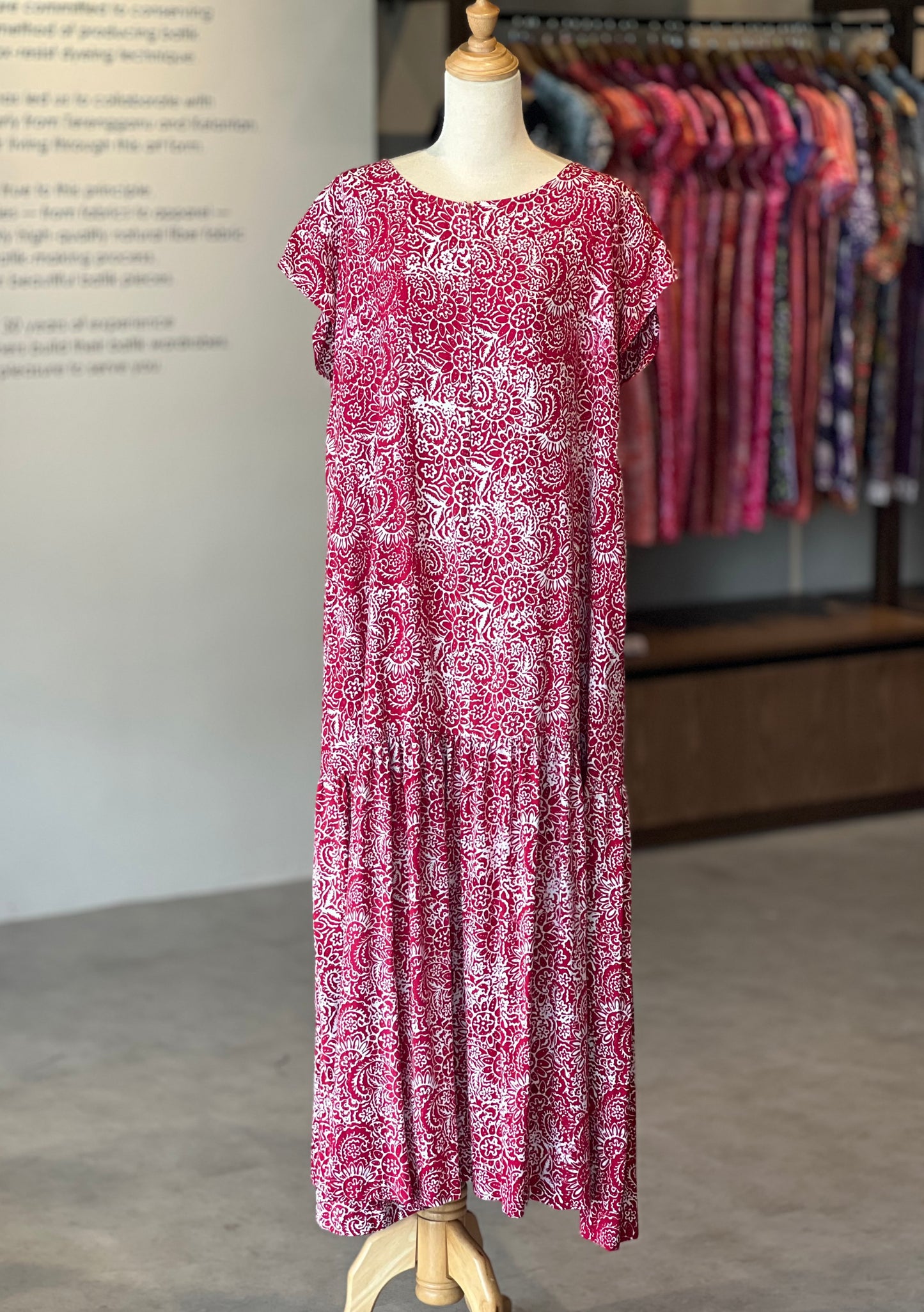 Lyna Maxi Dress (Cap sleeve) - 30