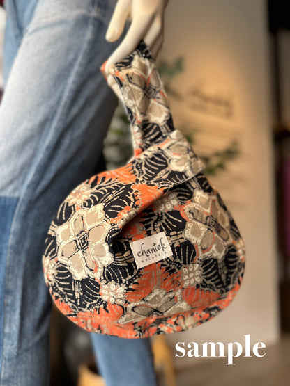 Batik Knot Bag - 05