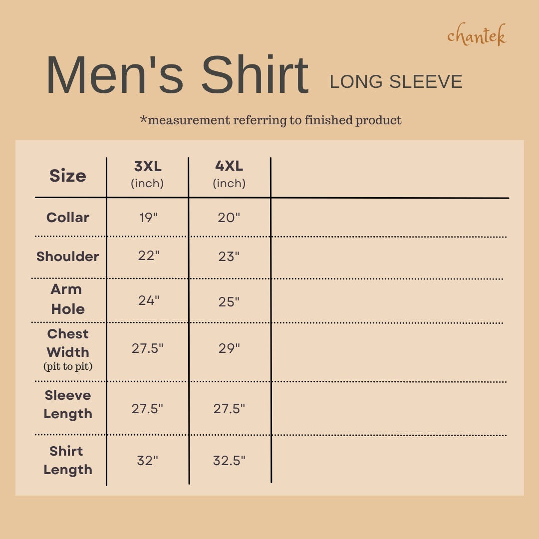 Men's Batik Shirt Long Sleeve ‘X’ (Exclusive) - 22