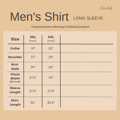 Men's Batik Shirt Long Sleeve ‘X’ (Exclusive) - 22