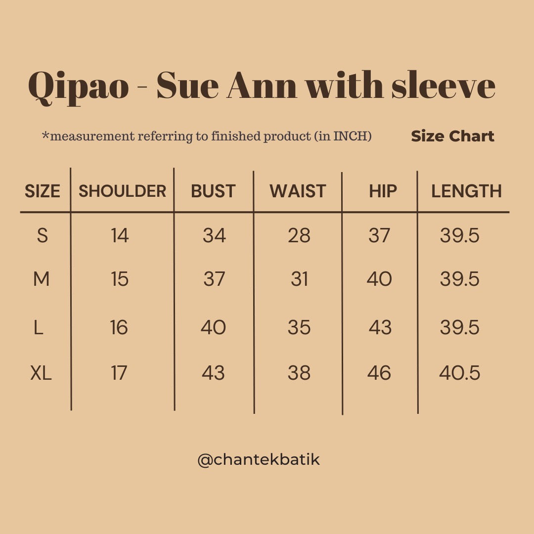 Qipao Sue Ann with Sleeves 10