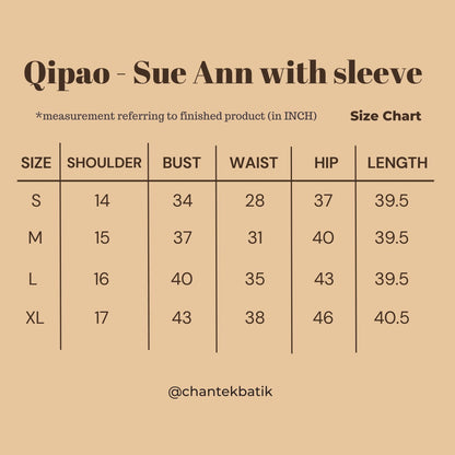 Qipao Sue Ann with Sleeves 10
