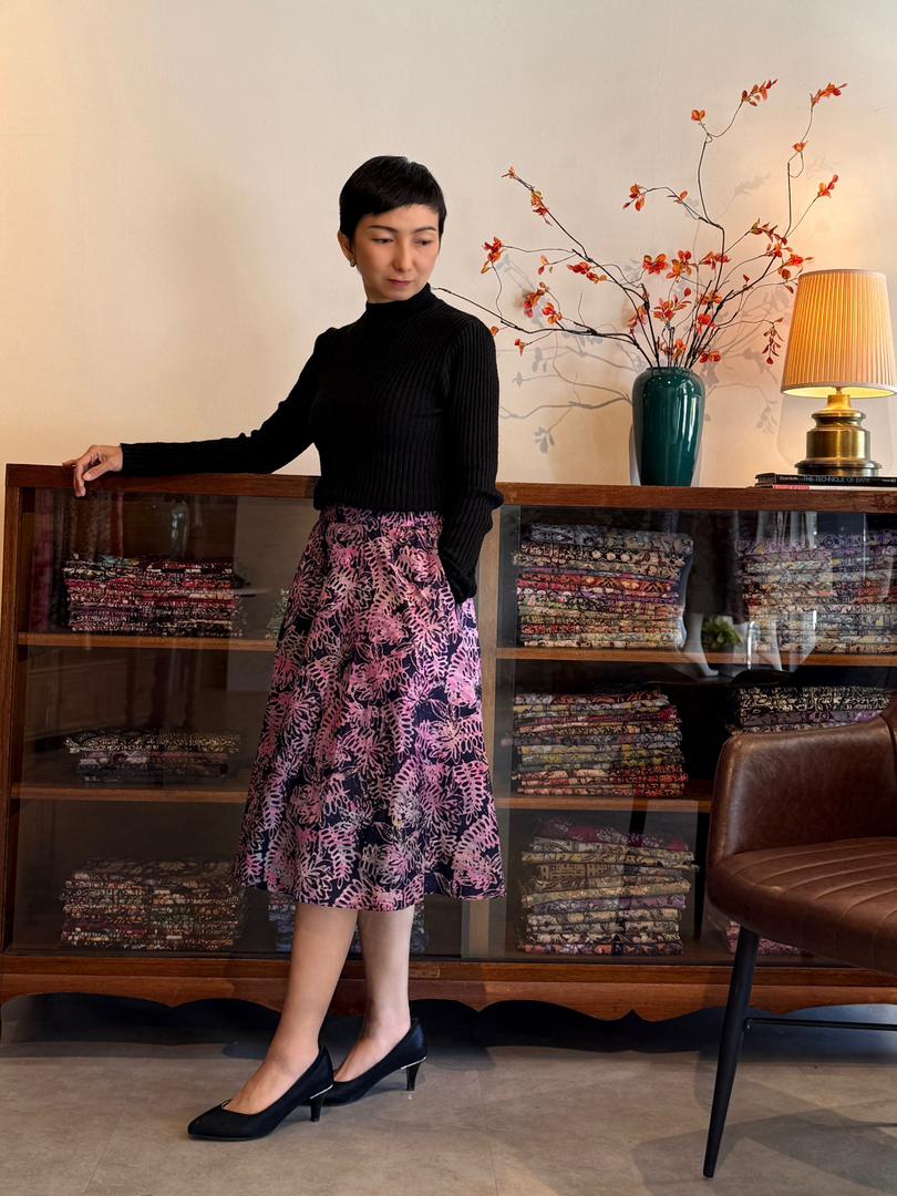 Ayu Lady Midi Wavy Skirt 02