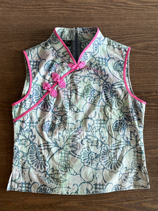 Sleeveless Pastel Qipao Top 08