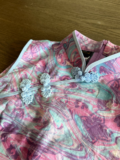 Sleeveless Pastel Qipao Top 11