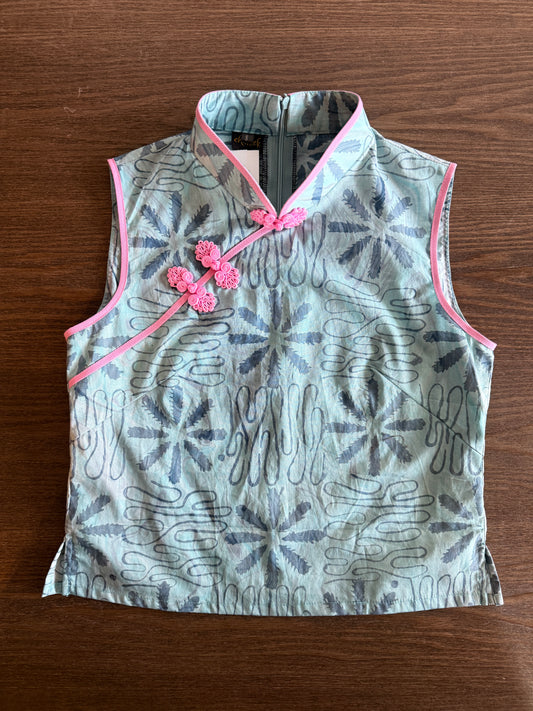 Sleeveless Pastel Qipao Top 12