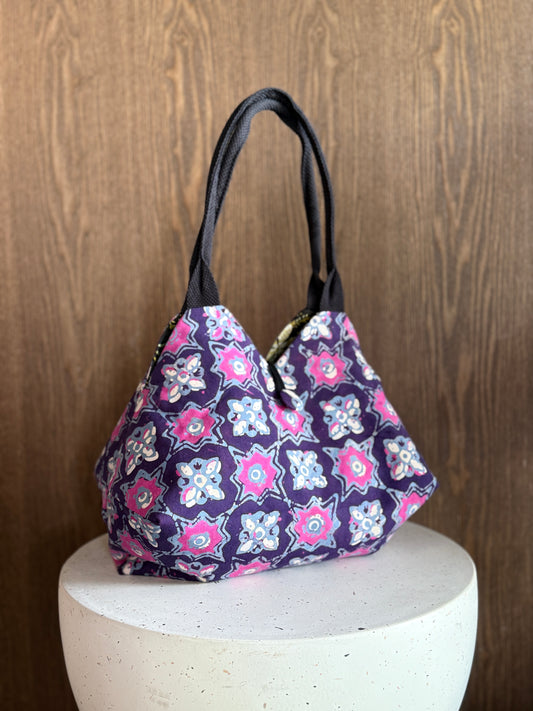 Julia Reversible Batik Handbag - 22