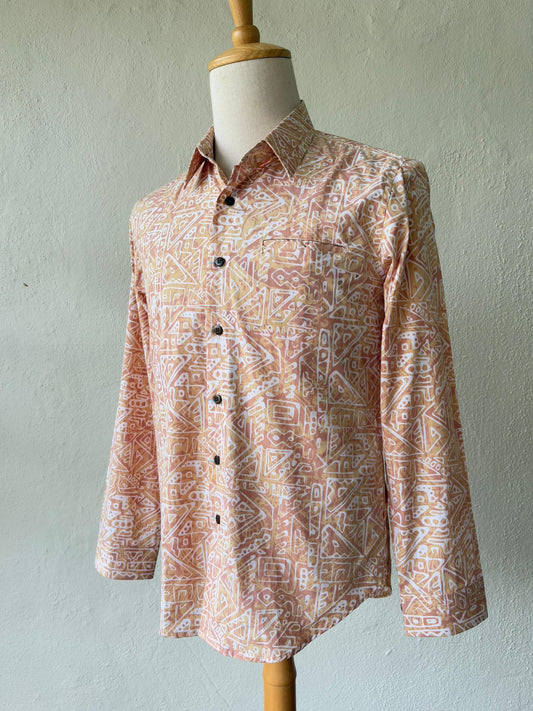Men's Batik Shirt Long Sleeve Exclusive - 01