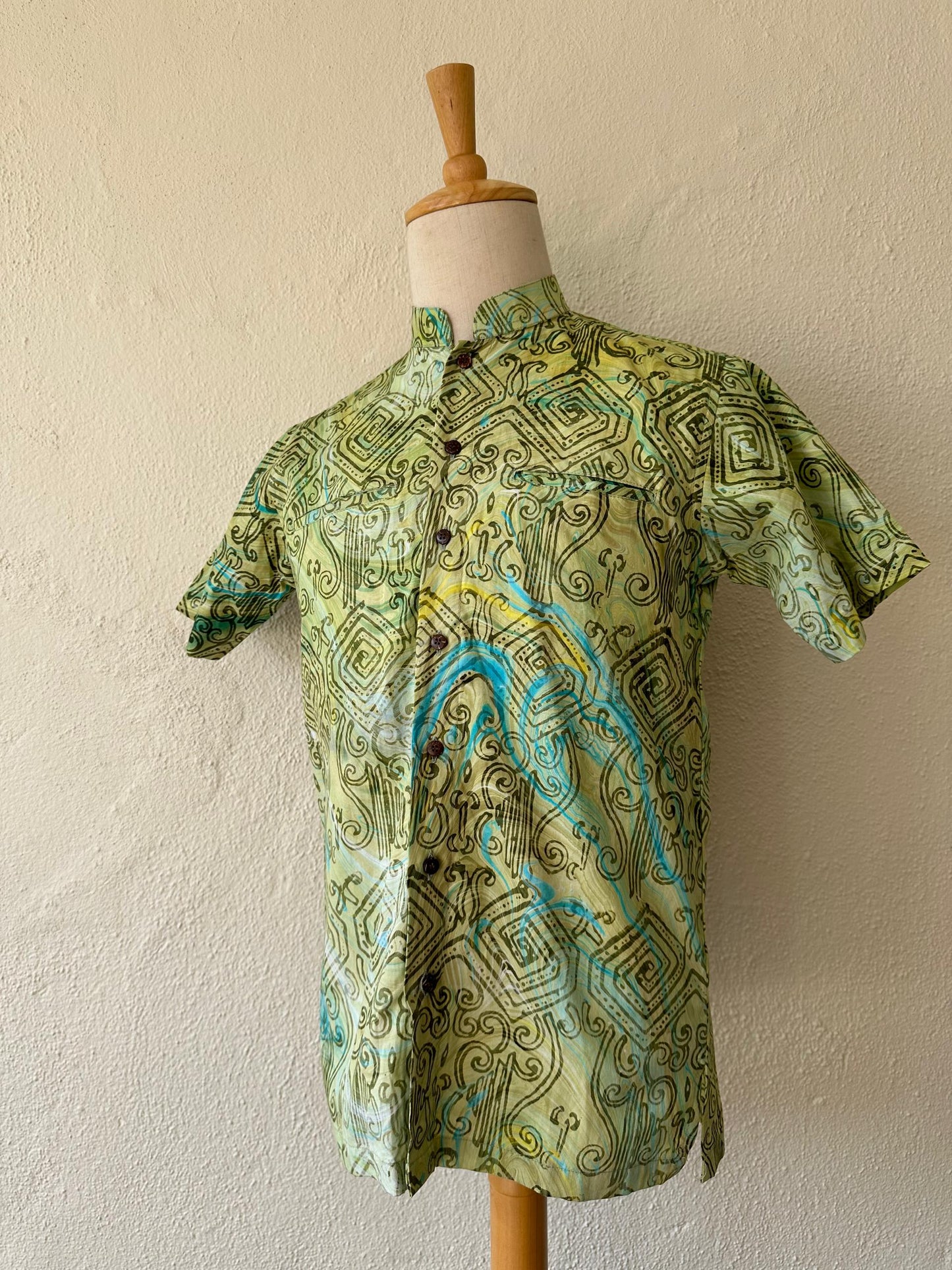 Men's Shirt Short Sleeve Mandarin collar - 03