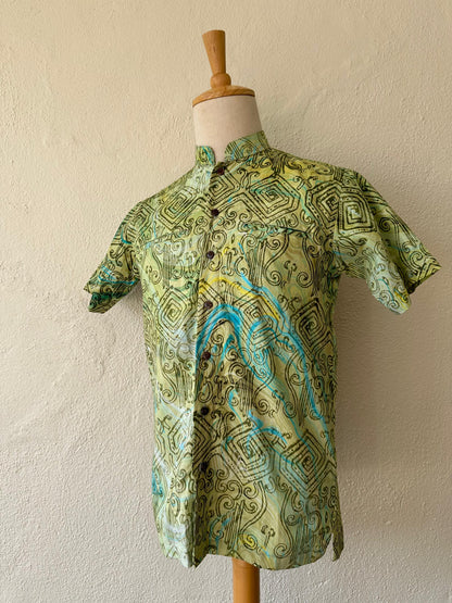 Men's Shirt Short Sleeve Mandarin collar - 03