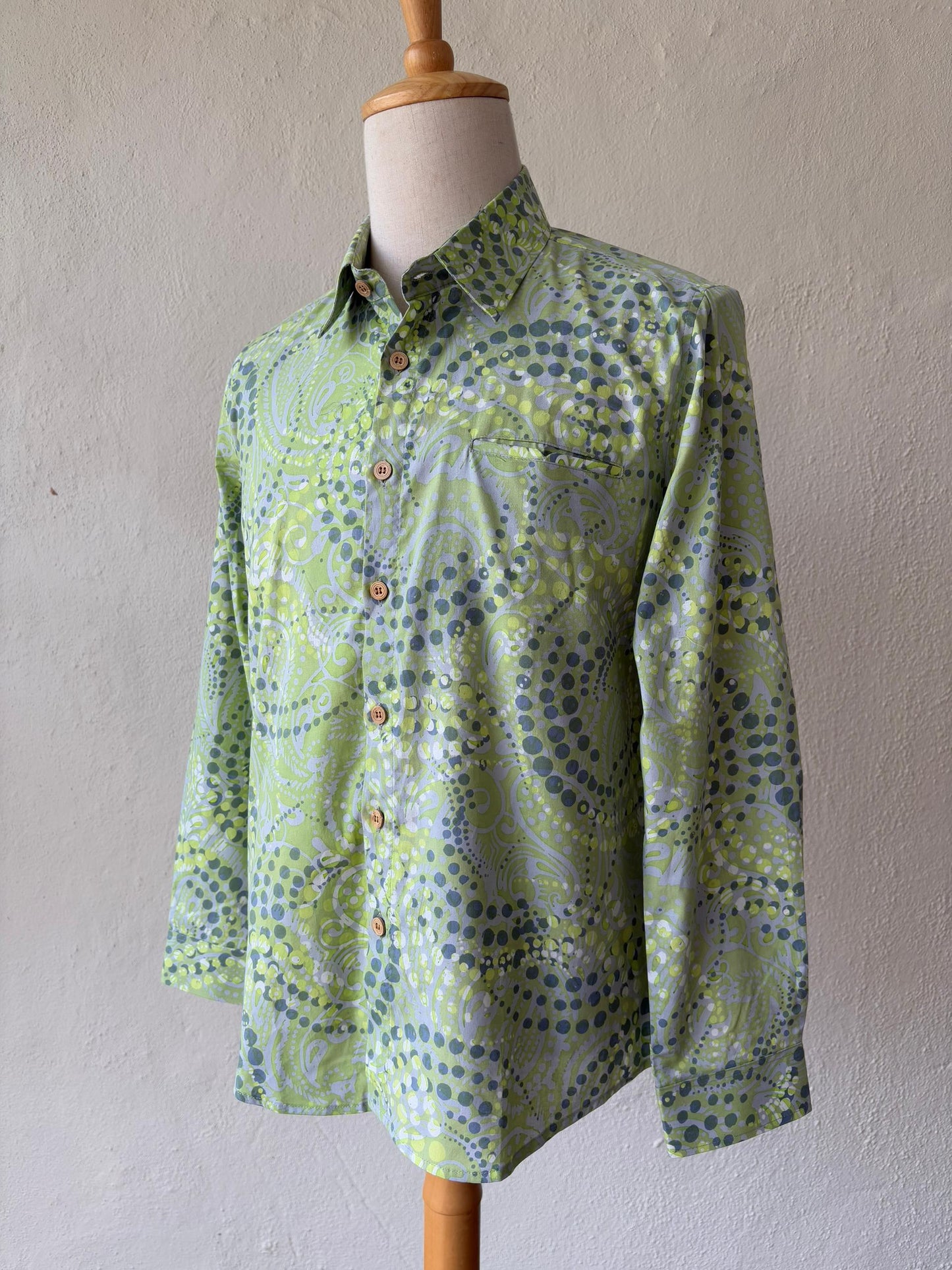 Men's Batik Shirt Long Sleeve Exclusive - 13