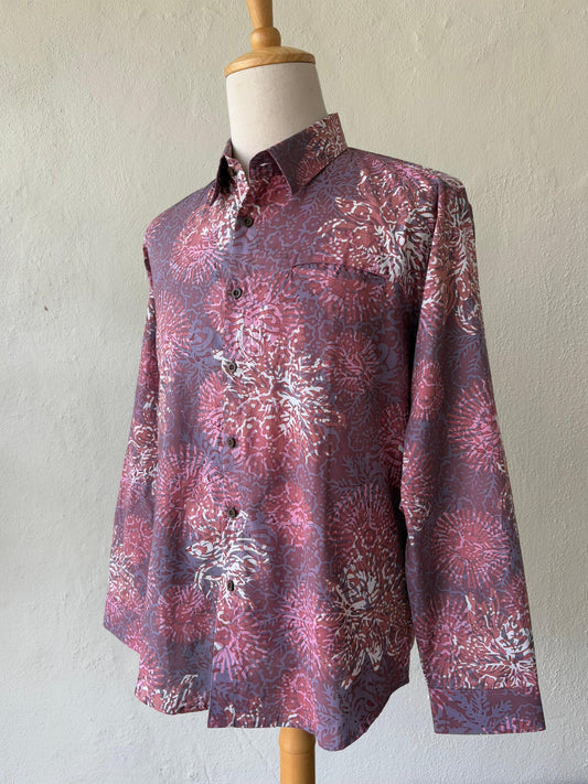 Men's Batik Shirt Long Sleeve Exclusive - 16
