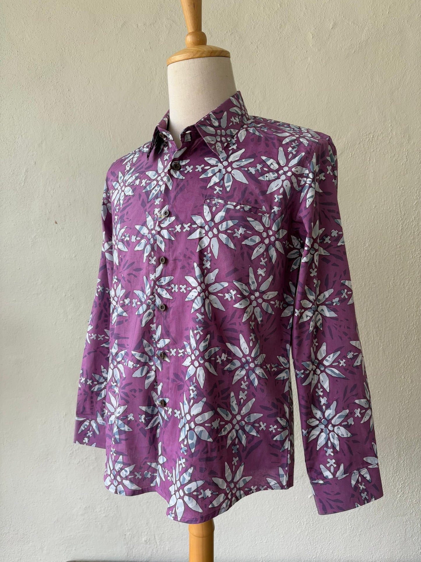 Men's Batik Shirt Long Sleeve Exclusive - 19