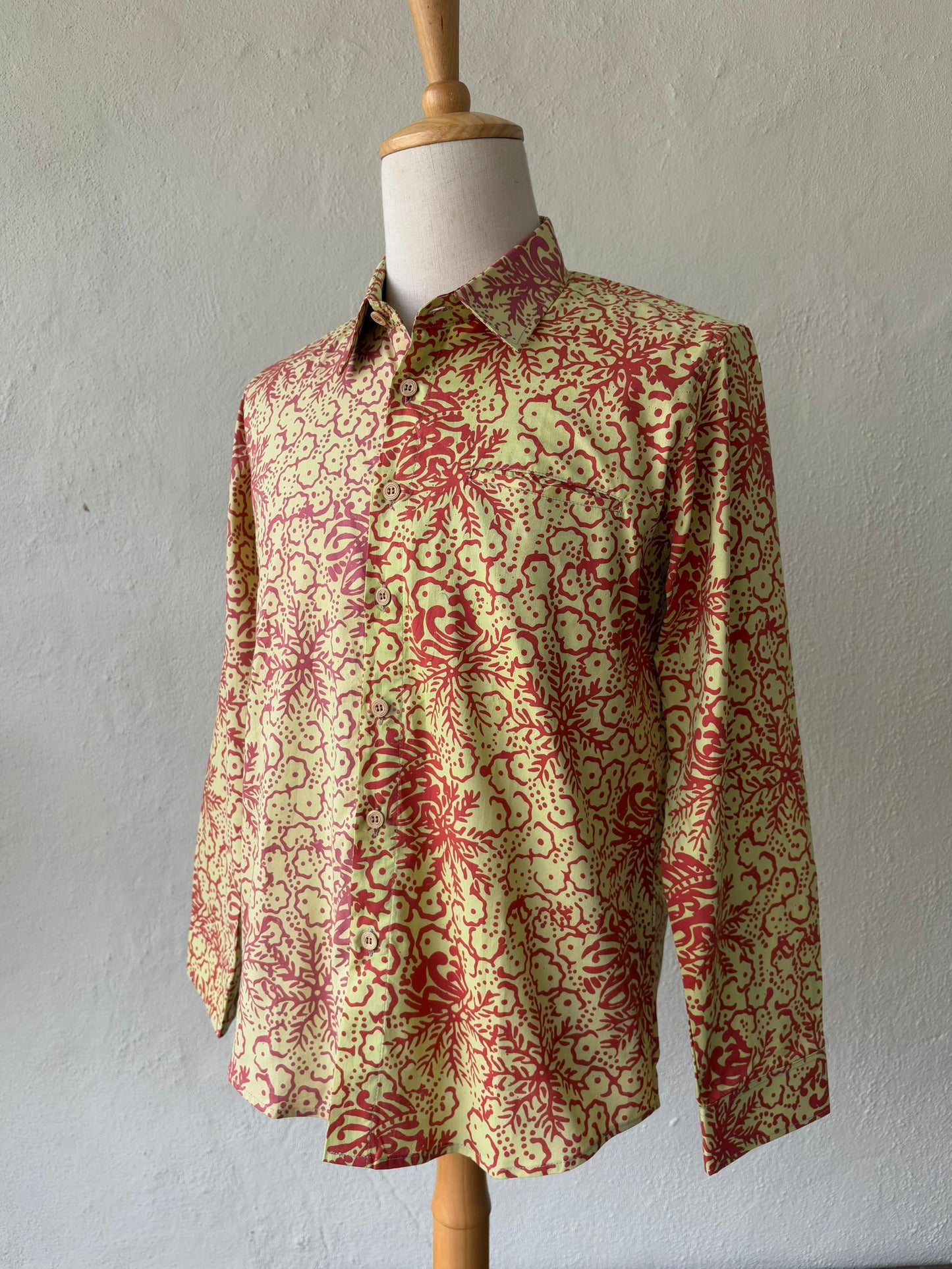 Men's Batik Shirt Long Sleeve Exclusive - 21
