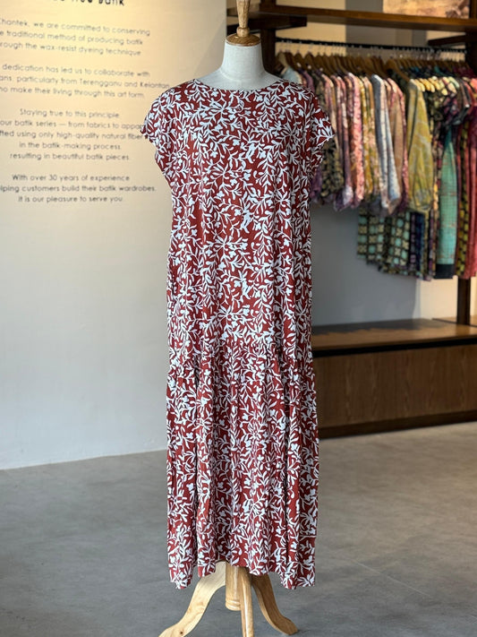Lyna Maxi Dress (Cap sleeve) - 12