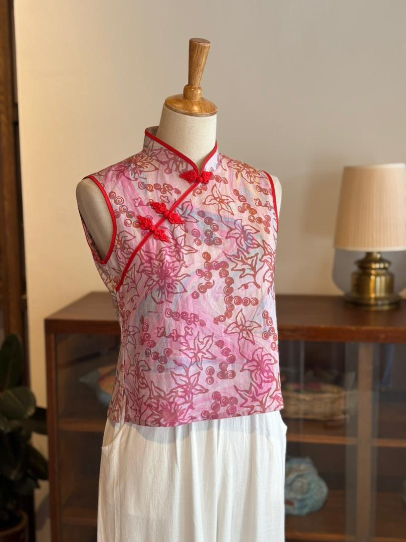 Sleeveless Qipao Top 07