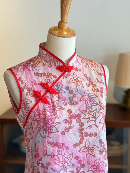 Sleeveless Qipao Top 07